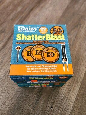 Daisy ShatterBlast 60-Pack of 2-inch Clay Target Disks